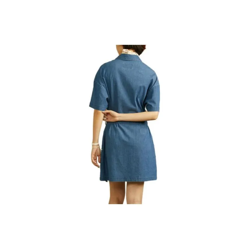 Dickies Short Sleeved Dress Women's Blue-2