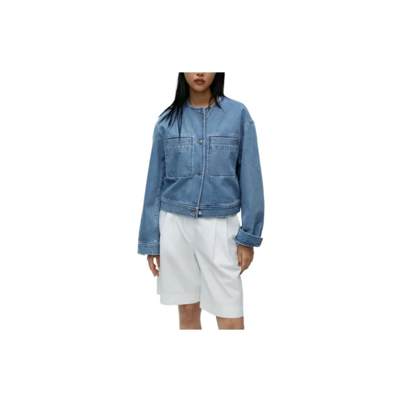 ARKET Denim Jacket Women's Light Blue-3