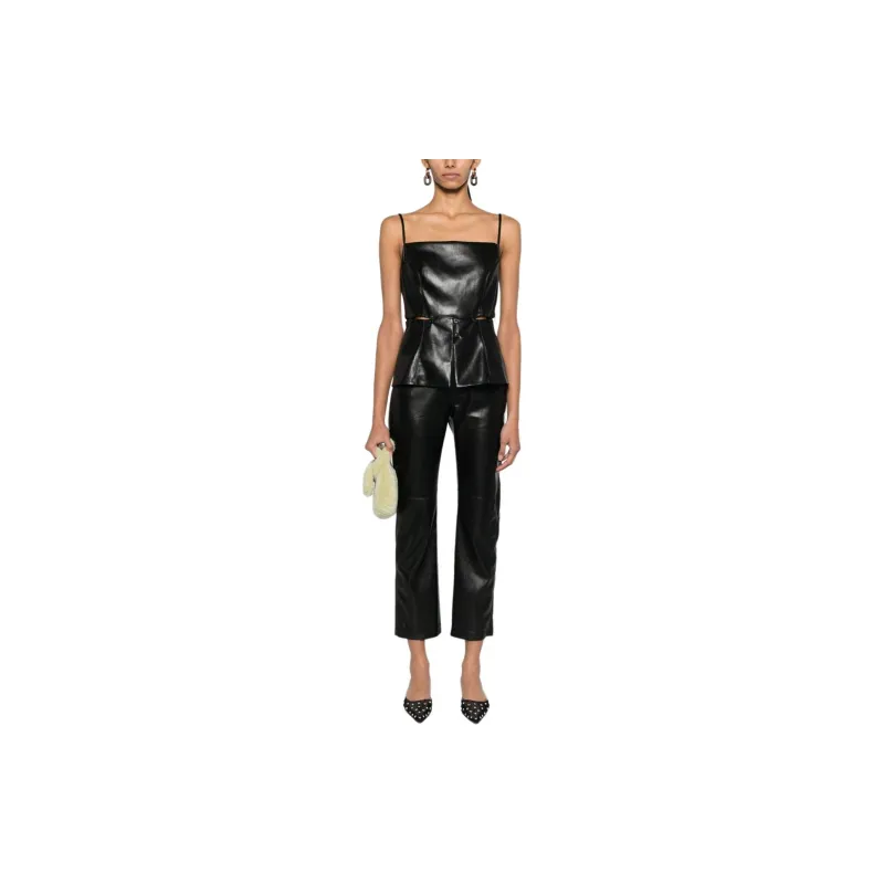 NANUSHKA Tank Tops Women's Black-2