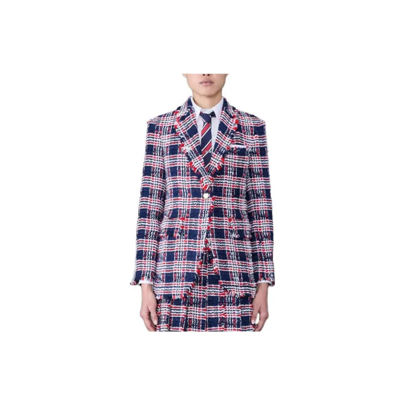 THOM BROWNE Sportcoat Tweed Blazer-3