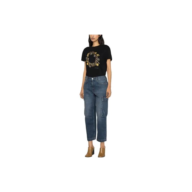 Stella McCartney Cropped Cargo Jeans-3