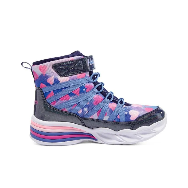 Skechers Abrasion Resistant Rebound Kids Lifestyle Shoes Pink Purple Teenagers-1