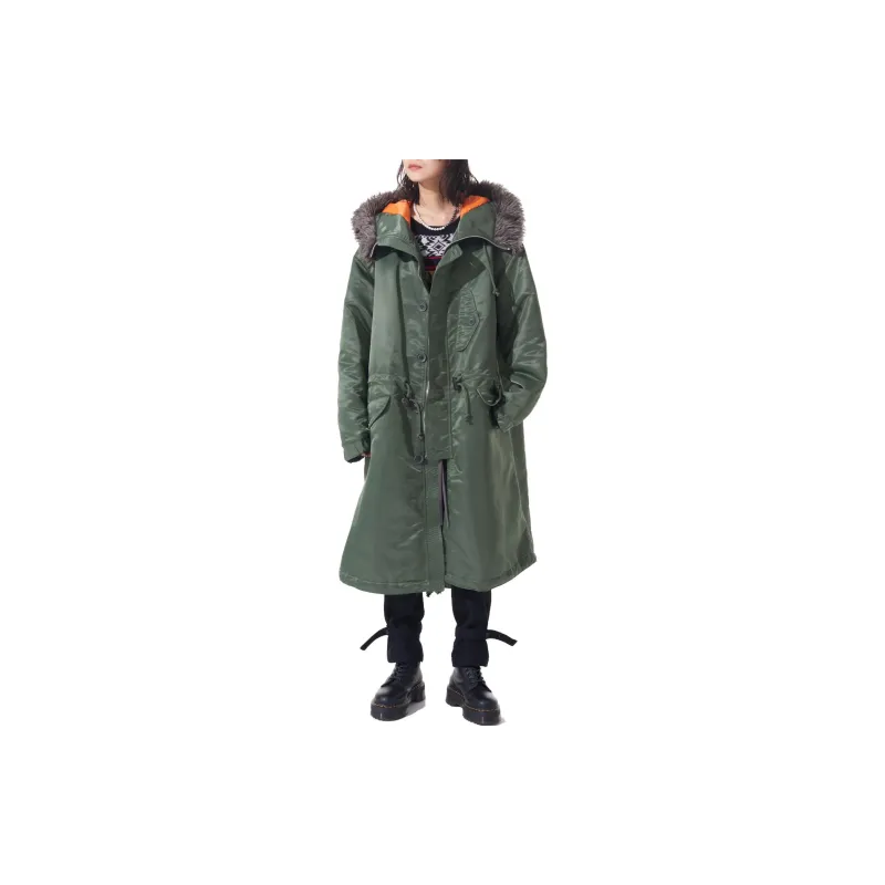 Yohji Yamamoto Velvet Jackets Women's Khaki-3