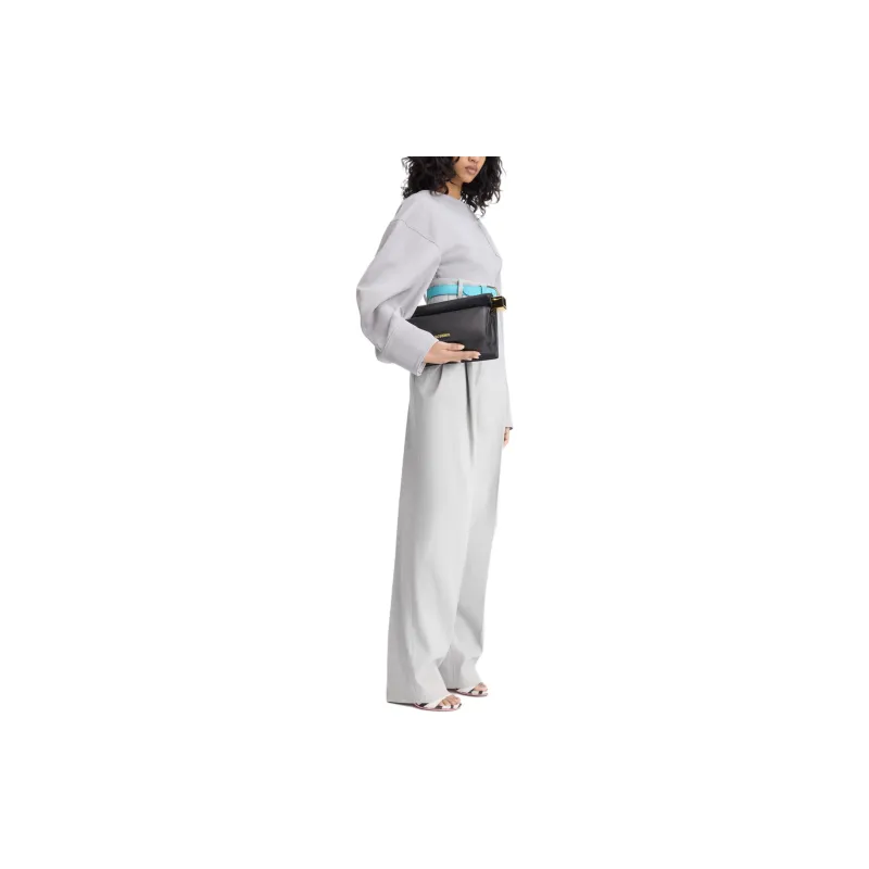 Jacquemus Casaco Cropped Tee 'Light Grey'-3