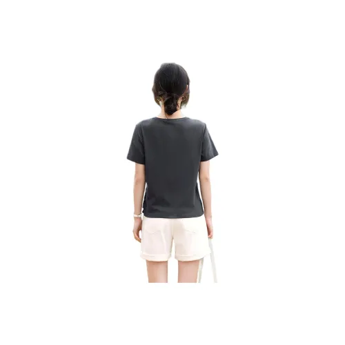 XWI T Shirt Women's Gray & White