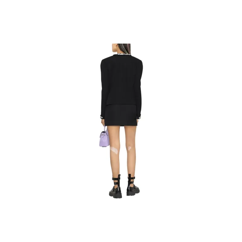 BALMAIN Pearl trim Oversized Jacket-2