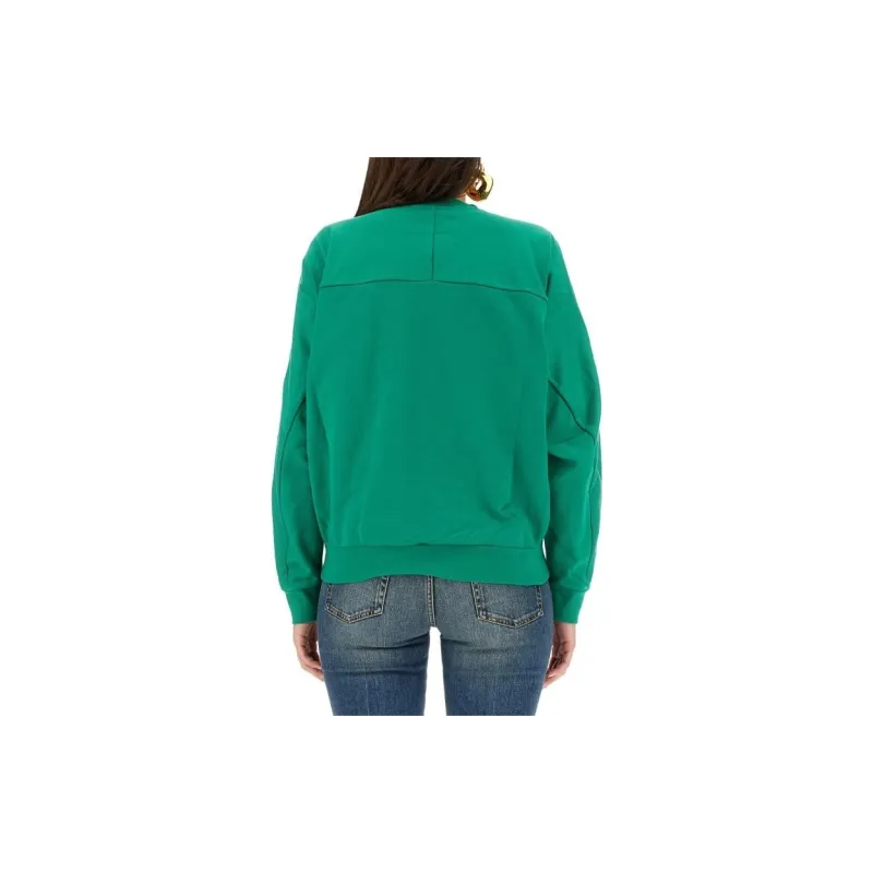 Alexander McQueen Varsiity Skull Printed Crewneck Sweatshirt-3