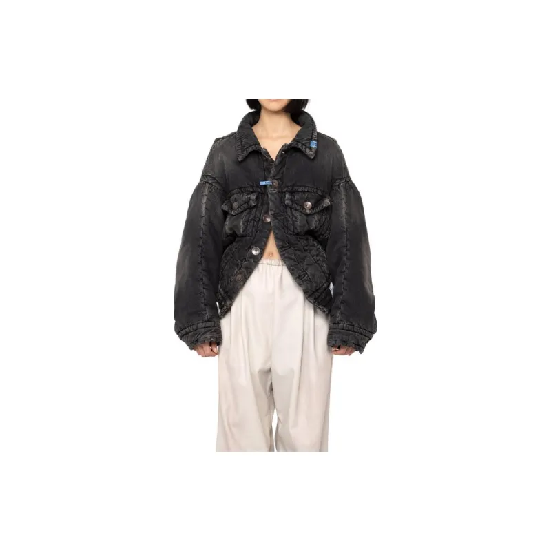 Maison Mihara Yasuhiro Denim Jackets Women's Black-2