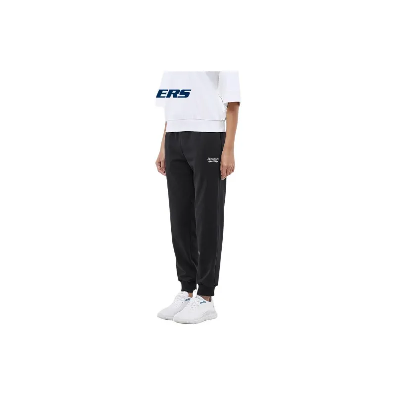 Skechers Knitted Sports Pants Women's Carbon Black-2