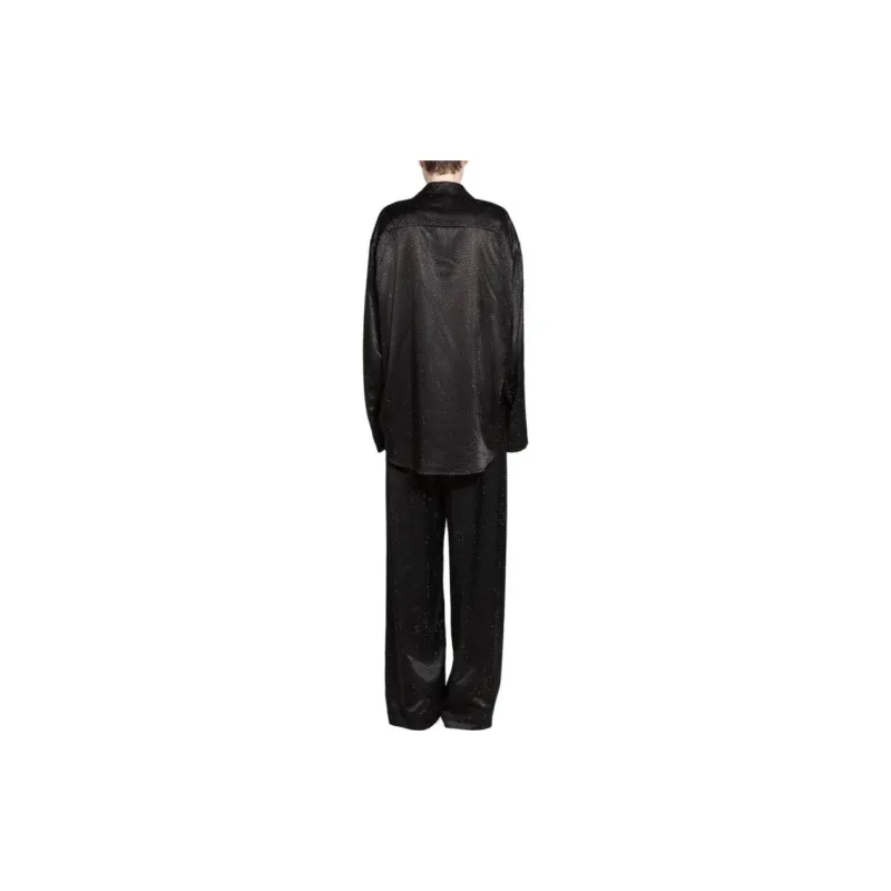 Balenciaga Rhinestone Embellished Shirt-3