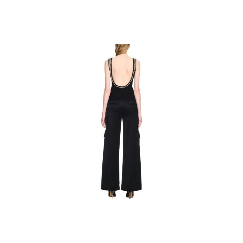 OFF WHITE Embellished Sleeveless Ribbed Top-2