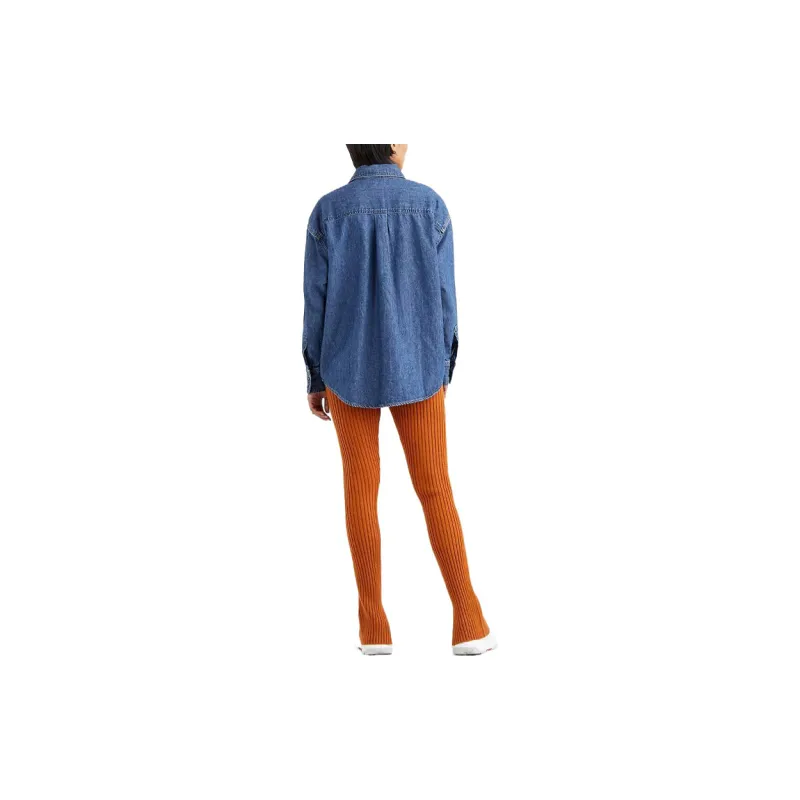 Levis Shirts Women's Blue-3