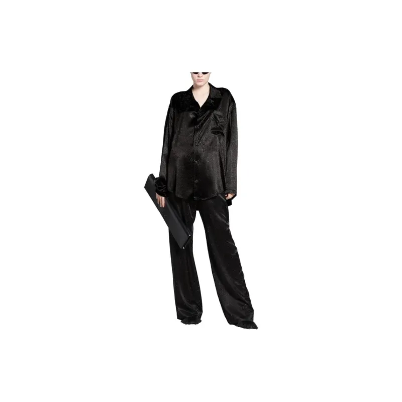 Balenciaga Rhinestone Embellished Shirt-2