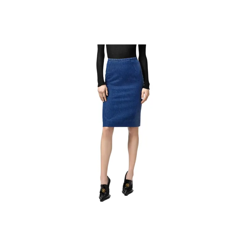 VERSACE High Waist Pencil Skirt-1
