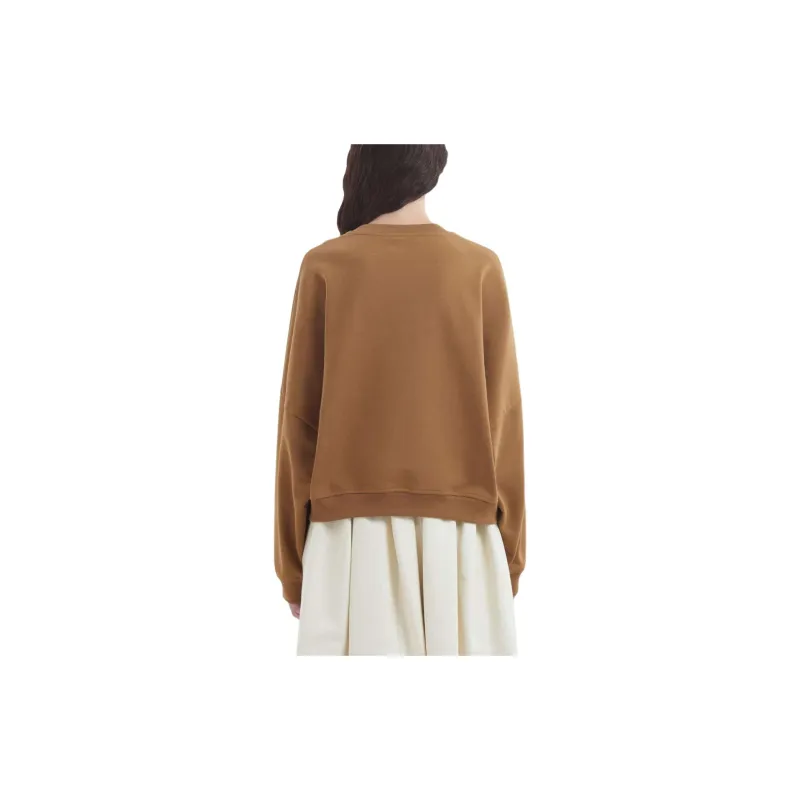 MARNI Logo Sweatshirt 'Olive'-1