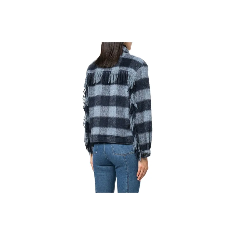 WOOLRICH Check Pattern Buttoned Shirt Jacket-2