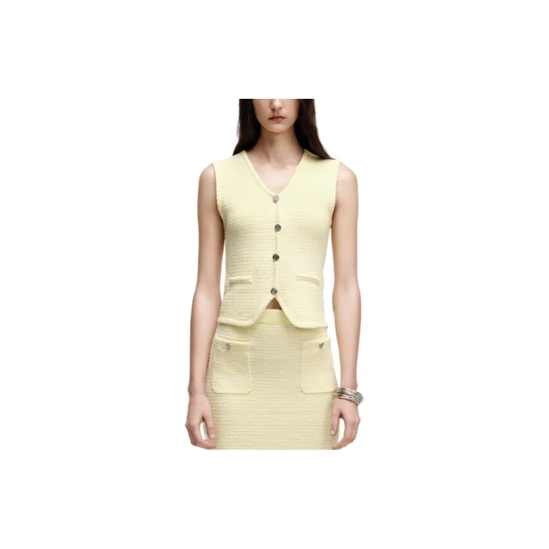 KARL LAGERFELD FW24 Tank Top Women's Yellow-2
