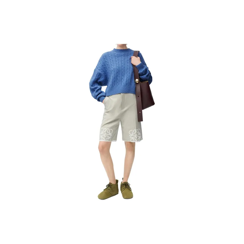 LOEWE Sweater 'Blue Melange'-1