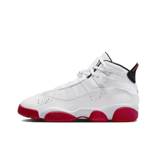 Jordan 6 Rings White University Red GS