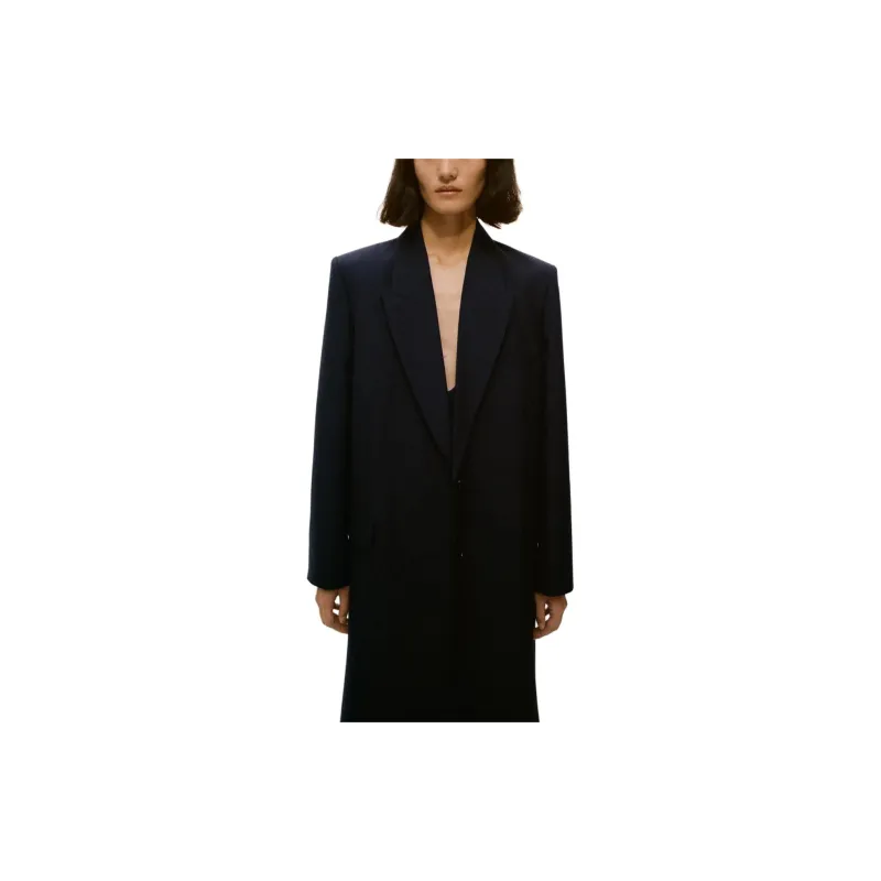 ZARA Coats Women's Sea Blue-3
