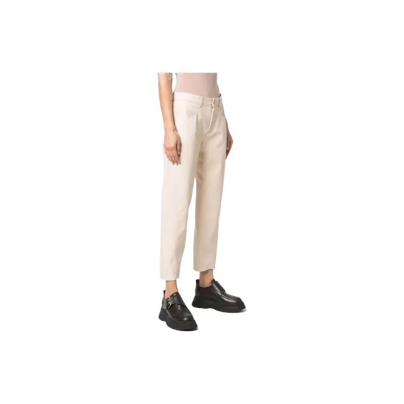 Stella McCartney Contrast Stitched Cropped Trousers-3