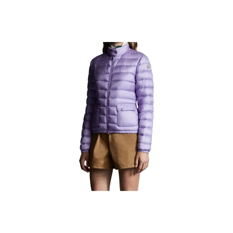 Moncler Women's Lans Short Down Jacket Lavender Purple-2