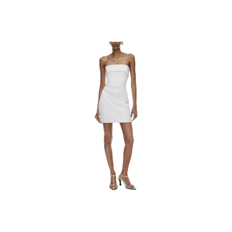 ARITZIA Babaton Eyecatcher Mini Dress Sleeveless Dress Women's White/White-2