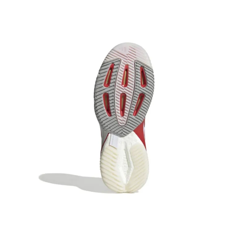 Adidas Crazyflight 5 Indoor Cloud White Better Scarlet Matte Silver Women's-4