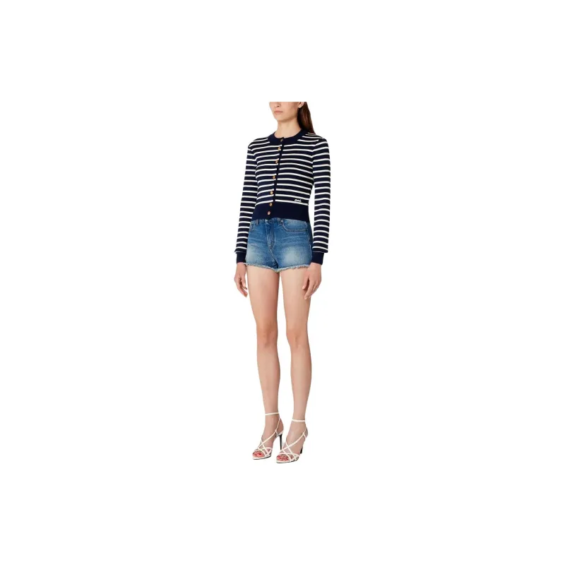 AMIPARIS Sailor Cardigan 'Nautic Blue/Natural White'-1
