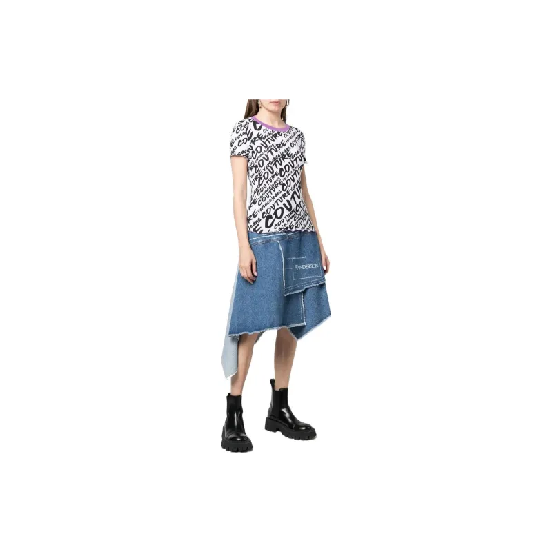 VERSACE JEANS COUTURE SS22 Regular T Shirt Women's Black-2