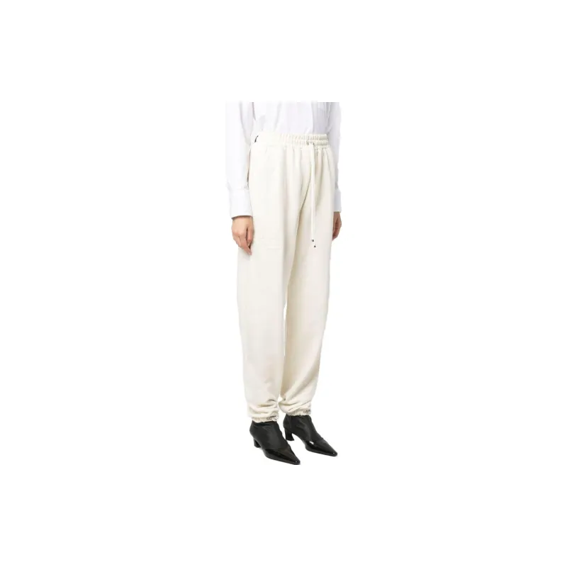 AMIRI Knitted Sweatpants Women's Vanilla White-2