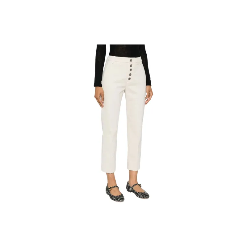 Dondup Nima Logo plaque Trousers-1