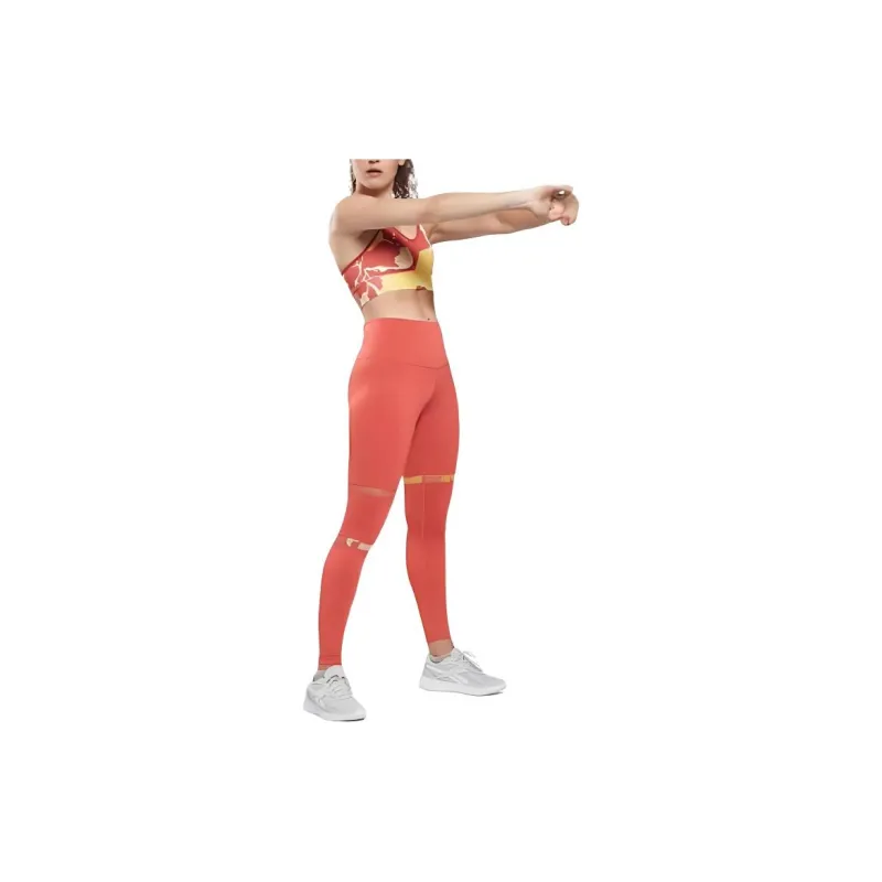 Reebok MYT Printed Sports Bra Sports Underwear Women's Fuchsia-Colored-1
