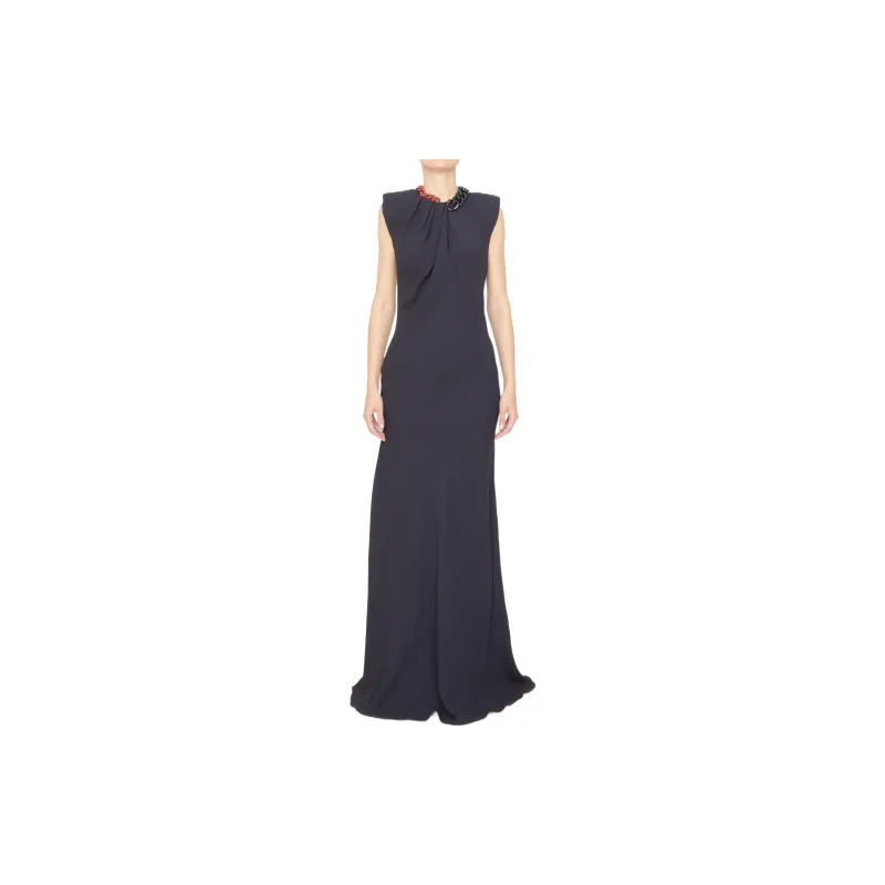 Stella McCartney Falabella Chain Embellished Sleeveless Gown-1