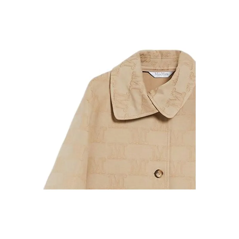 MaxMara SS23 Cloak Women's Beige Yellow-5
