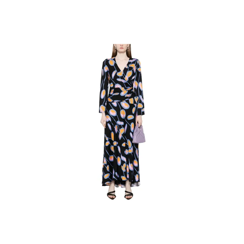 DVF Diane Von Furstenberg Landira Floral print Maxi Dress-1