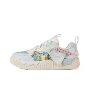 FILA KIDS Van Gogh Museum 2.0 Low Top Kids' Skateboarding Shoes Cyan White Teenagers