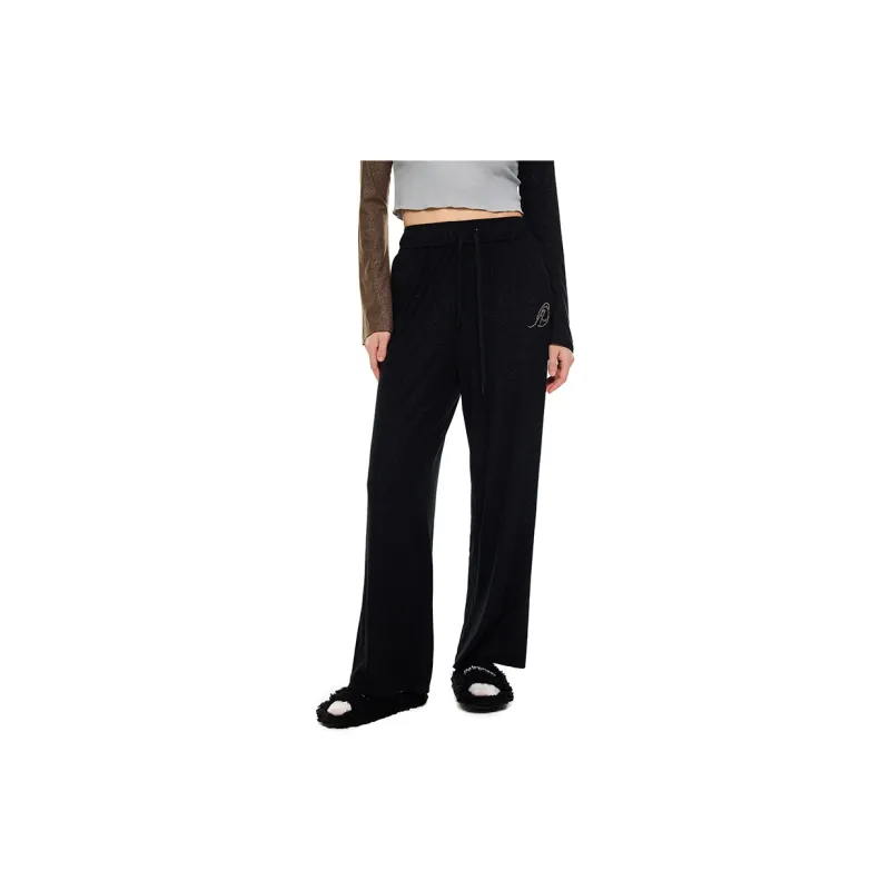 ANDREA MARTIN Casual Pants Women's Black-3