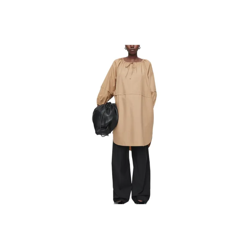 COS Long Sleeved Dresses Women's Apricot-2