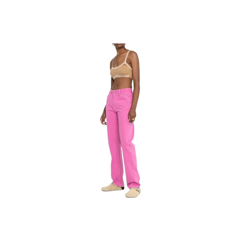 Jacquemus Jeans Women's Pink-3