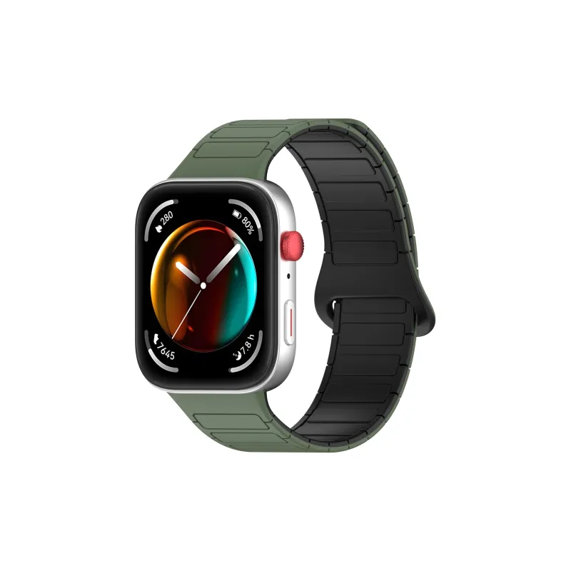 Watchbond Compatible With Huawei Watch Fit 3 Huawei Compatibility Watch Band All Silicone Material-3