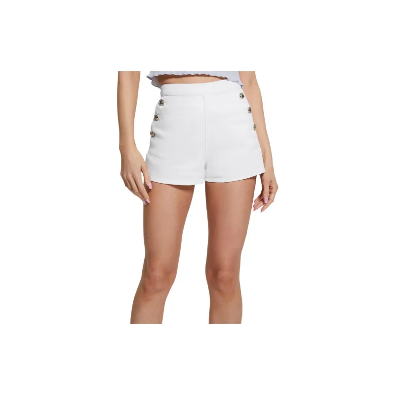 GUESS Janae Shorts Casual Shorts Women's White-1