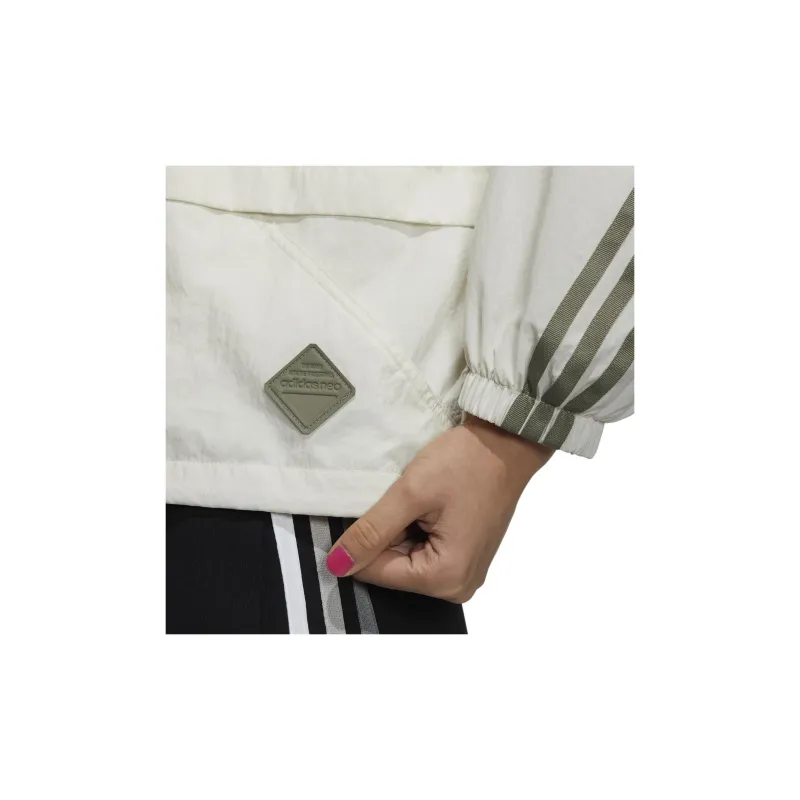 Adidas Neo Cropped Coats Women's Ecru-4