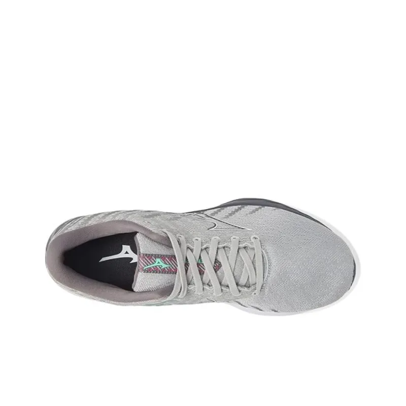Mizuno Wave Inspire 19 Slip Resistant, Abrasion Resistant, Breathable Low Top Casual Running Shoes Unisex Gray Green-3