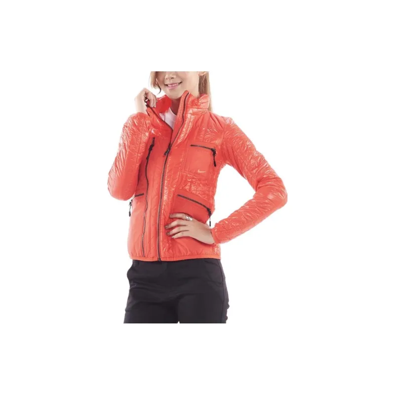 Nike Puffer Jackets Women's Orange-3