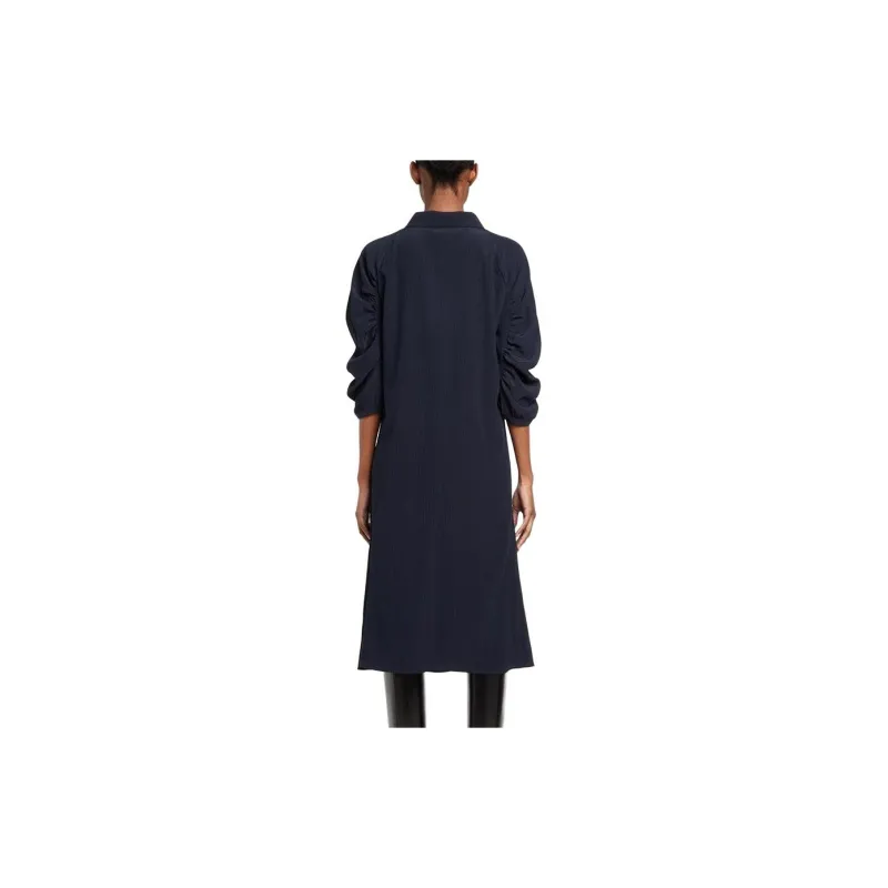 Ferragamo Long-Sleeved Dresses Women's Blue-2