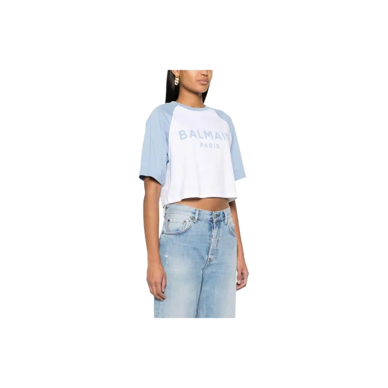 BALMAIN Regular T Shirt Women's White-3