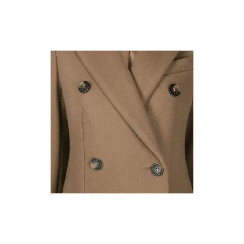 SportMax Double breasted Wool cashmere Coat-4