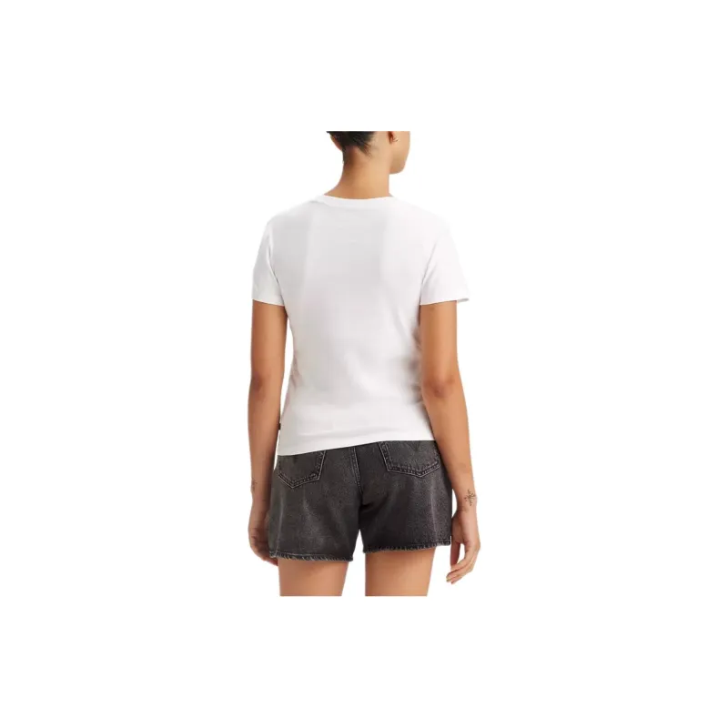 Levis T Shirts Women's White-1