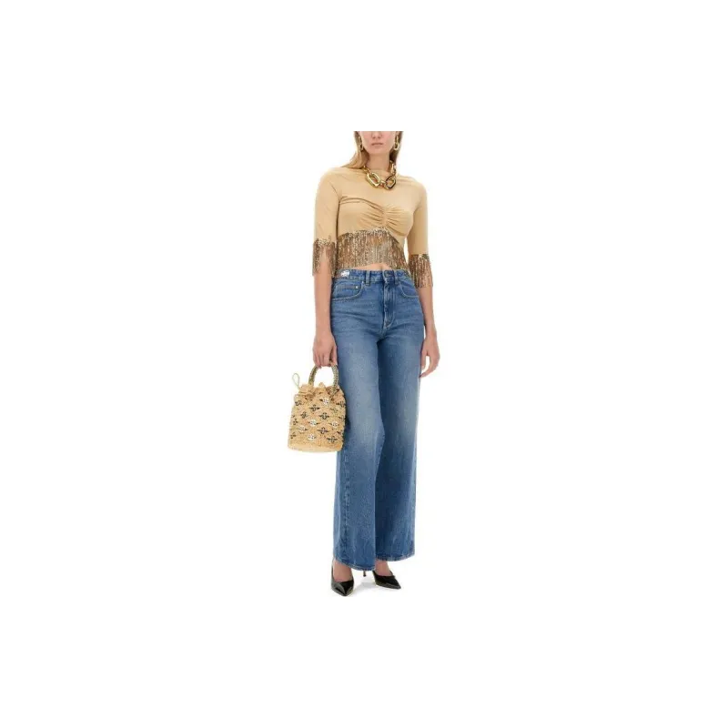 Paco Rabanne Fringed Edge Crewneck Top-2
